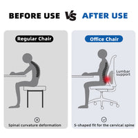 Ergonomic Task Chair with Headrest and Foam