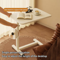 Sit-Stand Bedside Tray with Cup Holder