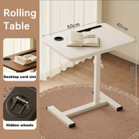 Sit-Stand Bedside Tray with Cup Holder
