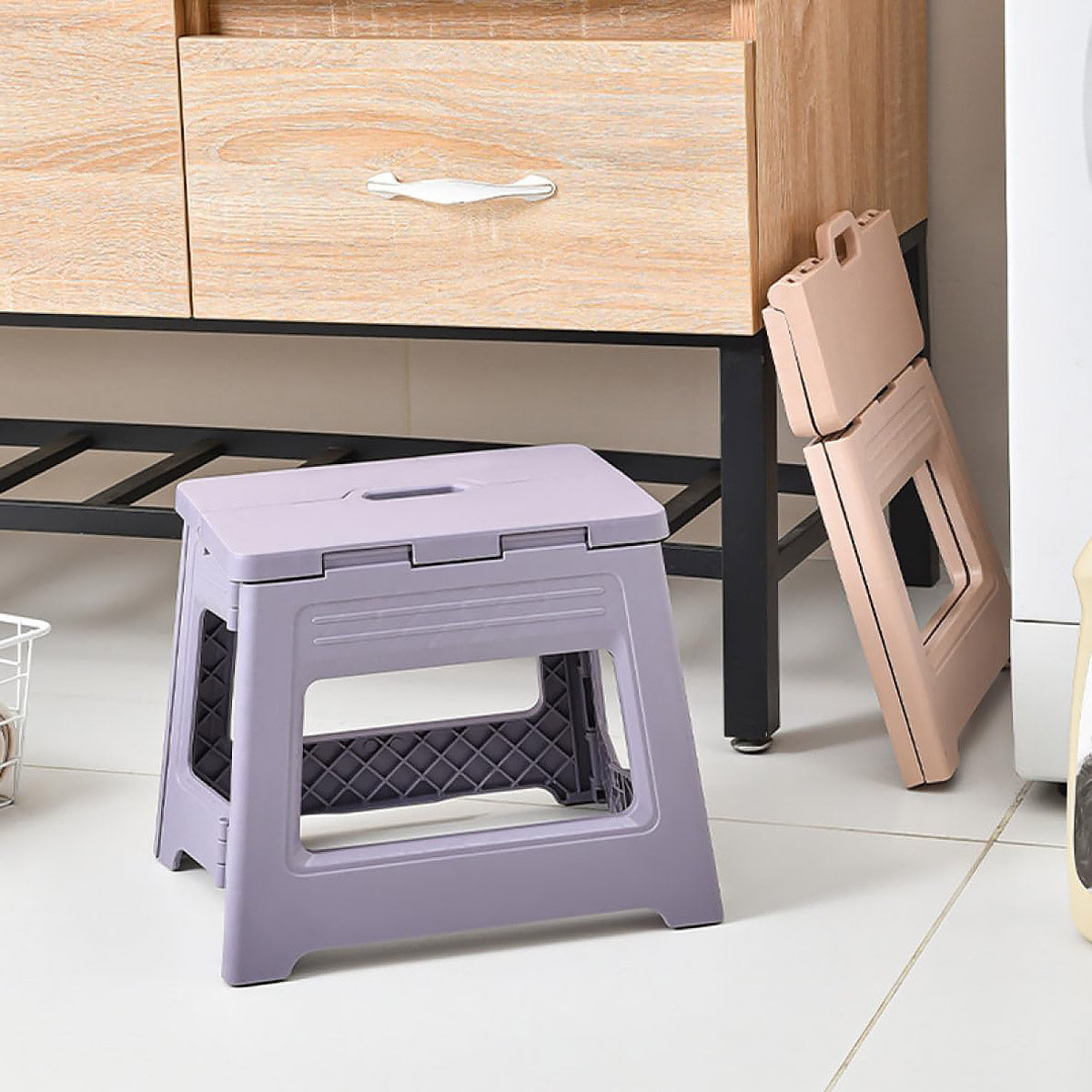 Adjustable Folding Step Stool in Six Colours