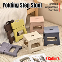 Adjustable Folding Step Stool in Six Colours