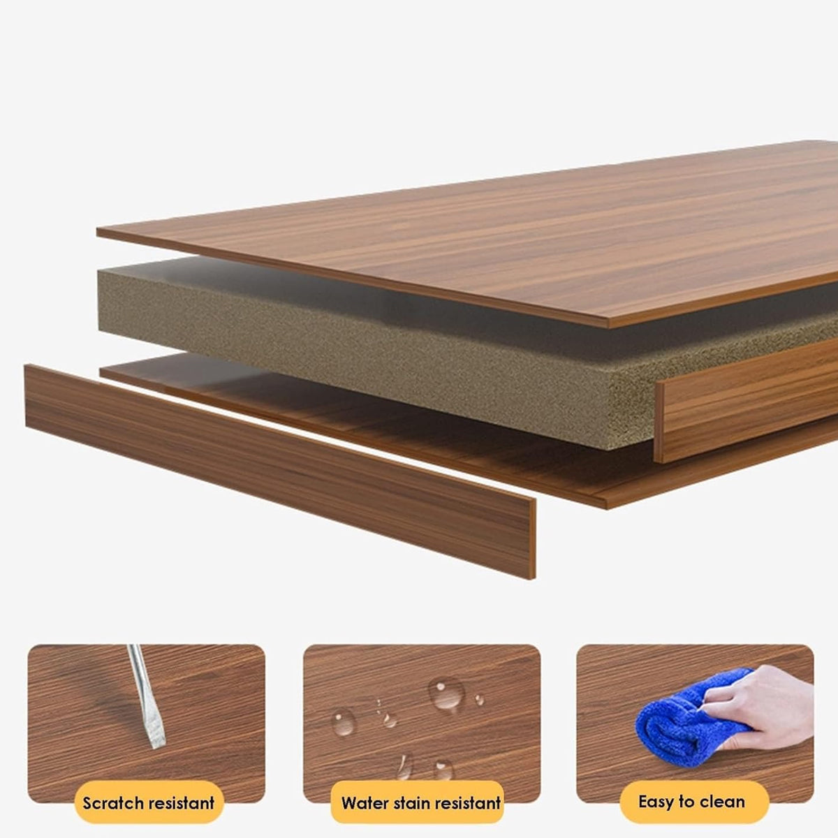 Solid Wood Desk Riser 23.6 Inch with Two Tiers