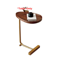 Compact MDF Side Table on Iron Legs