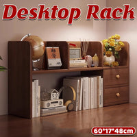 Solid Wood Desk Riser 23.6 Inch with Two Tiers