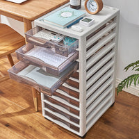 Clear-Front Storage Tower with 8 or 10 Drawers