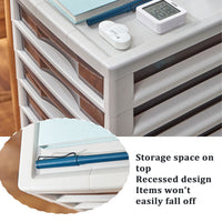 Clear-Front Storage Tower with 8 or 10 Drawers
