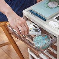 Clear-Front Storage Tower with 8 or 10 Drawers
