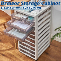 Clear-Front Storage Tower with 8 or 10 Drawers