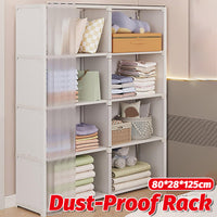 Multi-Tier Floor Storage Rack for Books