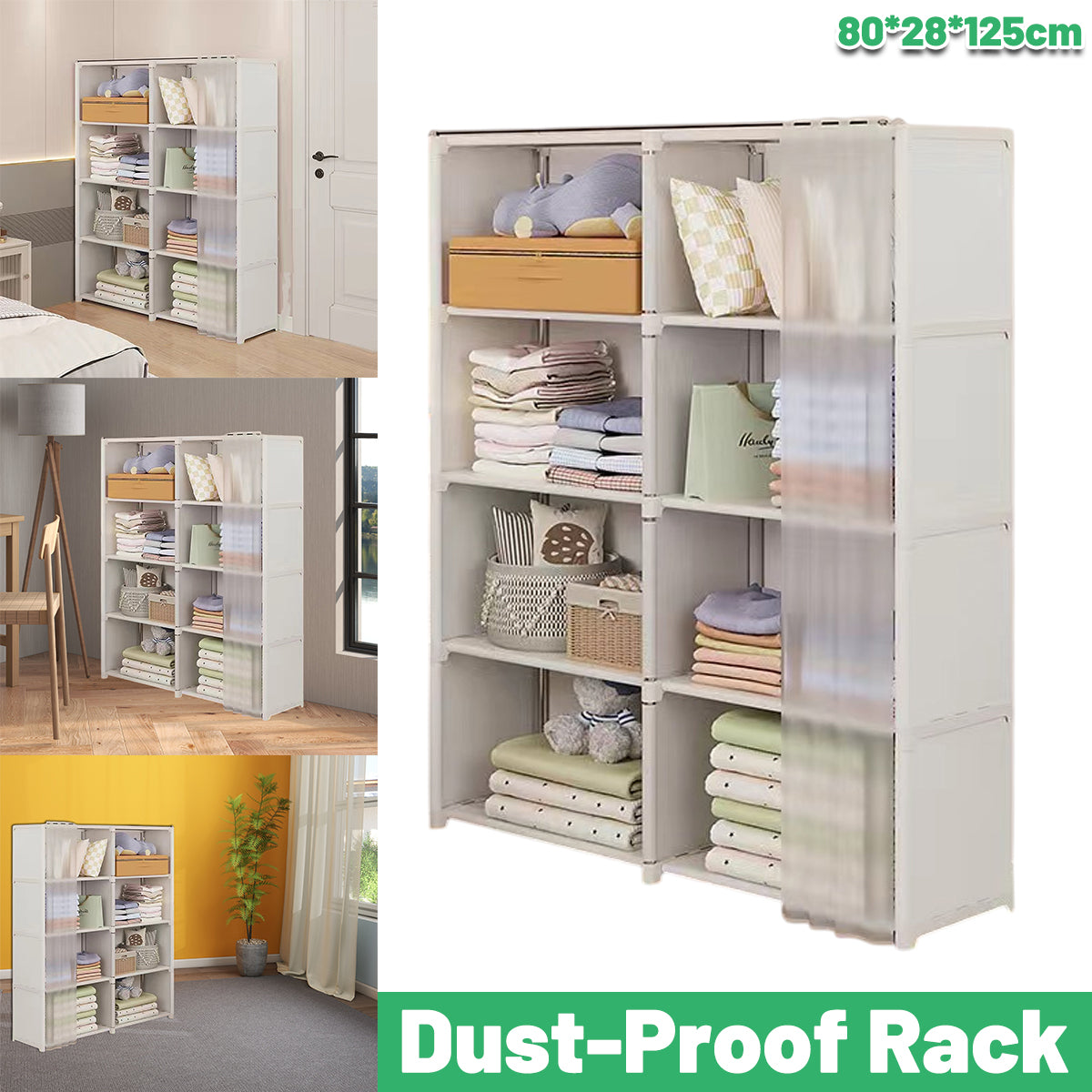 Multi-Tier Floor Storage Rack for Books