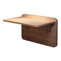 Cable-Tie Bed Mount Table 75x30cm with Wood Top