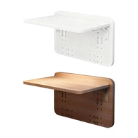 Cable-Tie Bed Mount Table 75x30cm with Wood Top