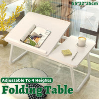 Folding Bedside Tray 21.6x12.6 Inch Tilt Top