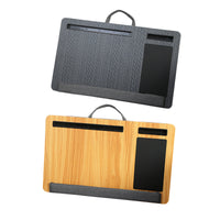 Lap Tray Table with Handle and Cushioned Base