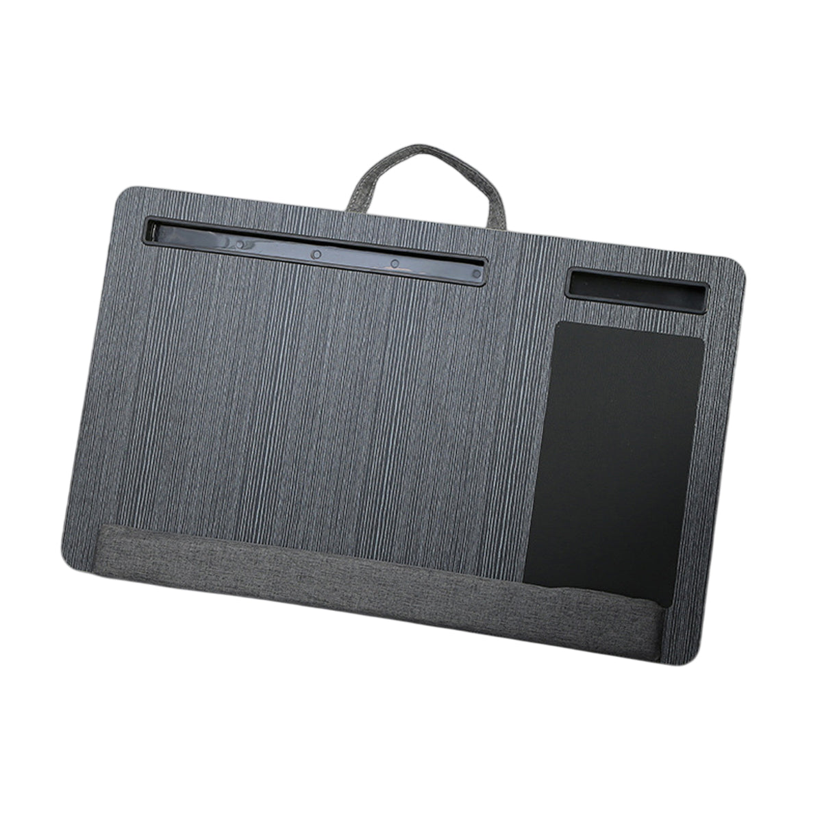 Lap Tray Table with Handle and Cushioned Base