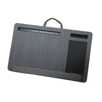 Lap Tray Table with Handle and Cushioned Base