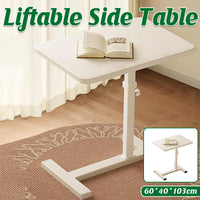 Rolling Liftable Side Table 69-103cm Frame