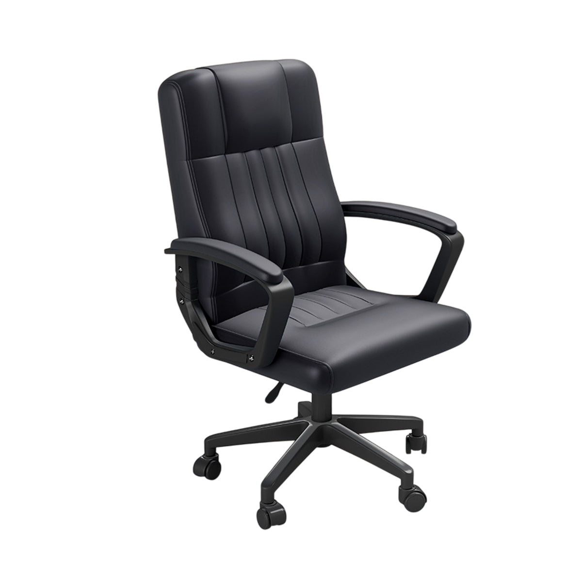 Swivel Task Chair with Quilted Back and Arms