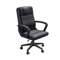 Swivel Task Chair with Quilted Back and Arms