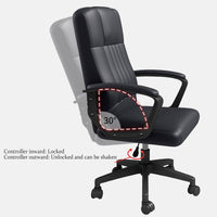 Swivel Task Chair with Quilted Back and Arms
