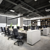 Swivel Task Chair with Quilted Back and Arms
