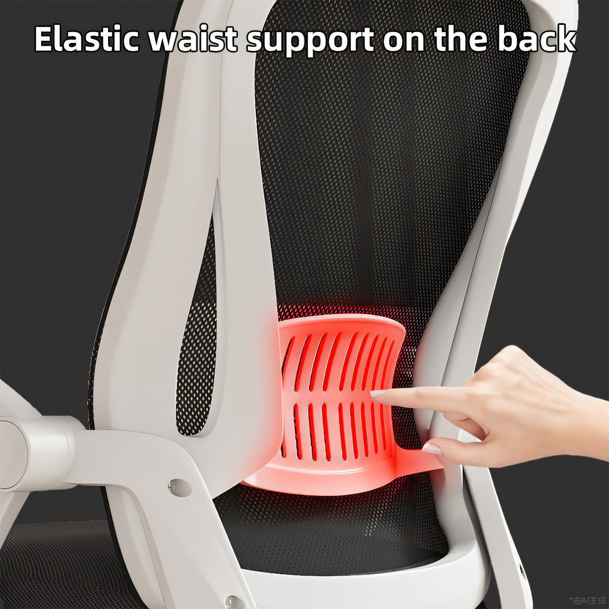 Mesh Back Desk Chair with 3D Headrest