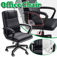Swivel Task Chair with Quilted Back and Arms