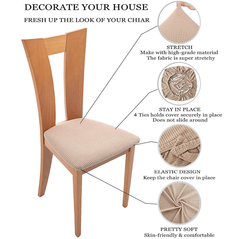 Jacquard Dining Chair Slipcover Fits 36-46cm