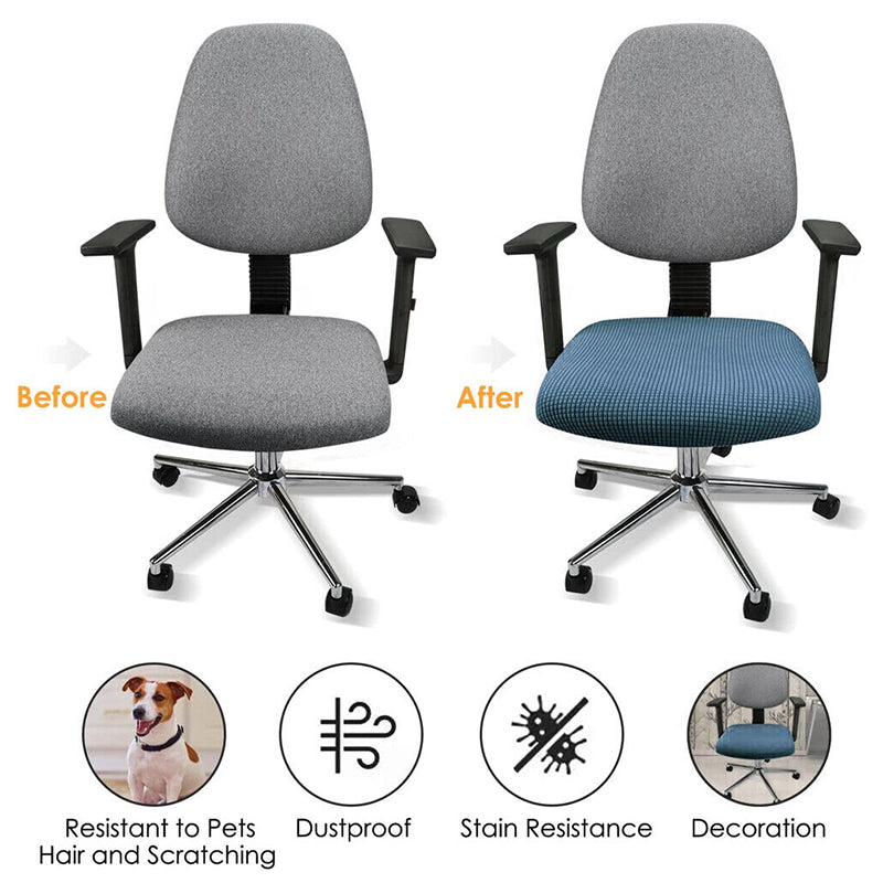 Jacquard Dining Chair Slipcover Fits 36-46cm
