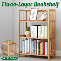 Bamboo 3-Tier Display Shelf for Living Rooms