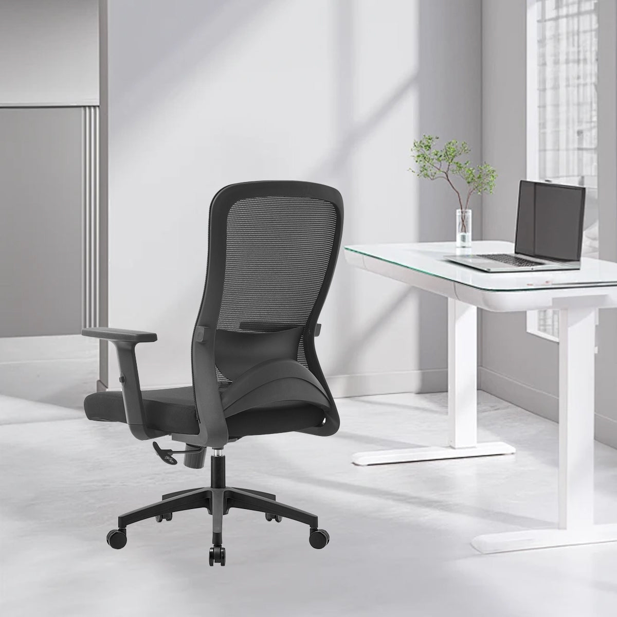 Mesh Task Chair with 125 Degree Recline and Lumbar
