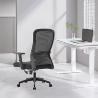 Mesh Task Chair with 125 Degree Recline and Lumbar