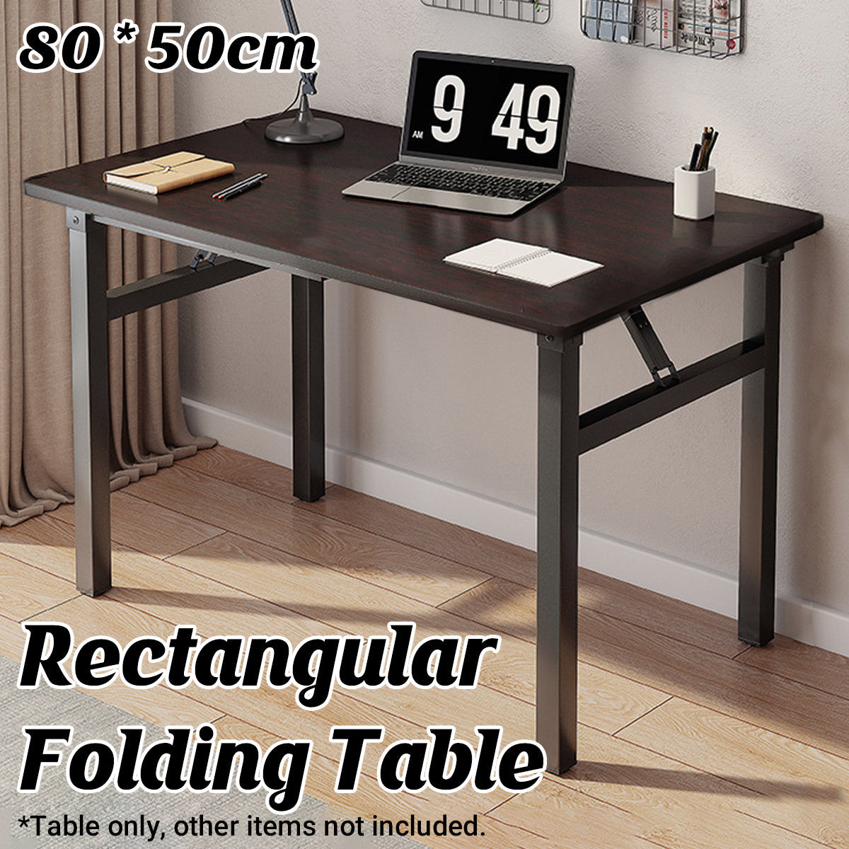Folding Dining Table with Levelling Feet