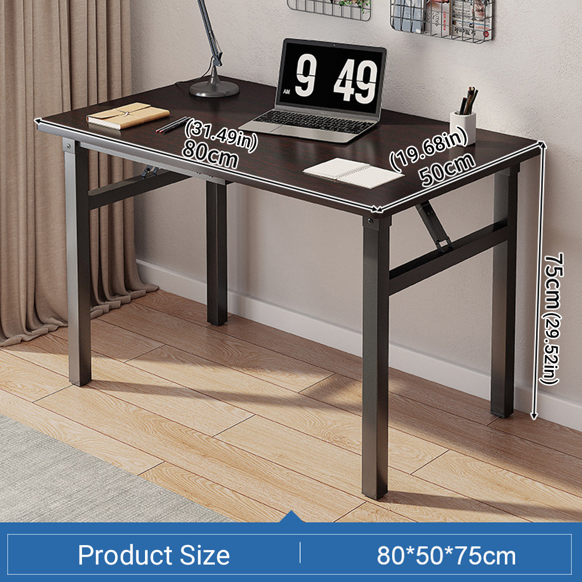 Folding Dining Table with Levelling Feet