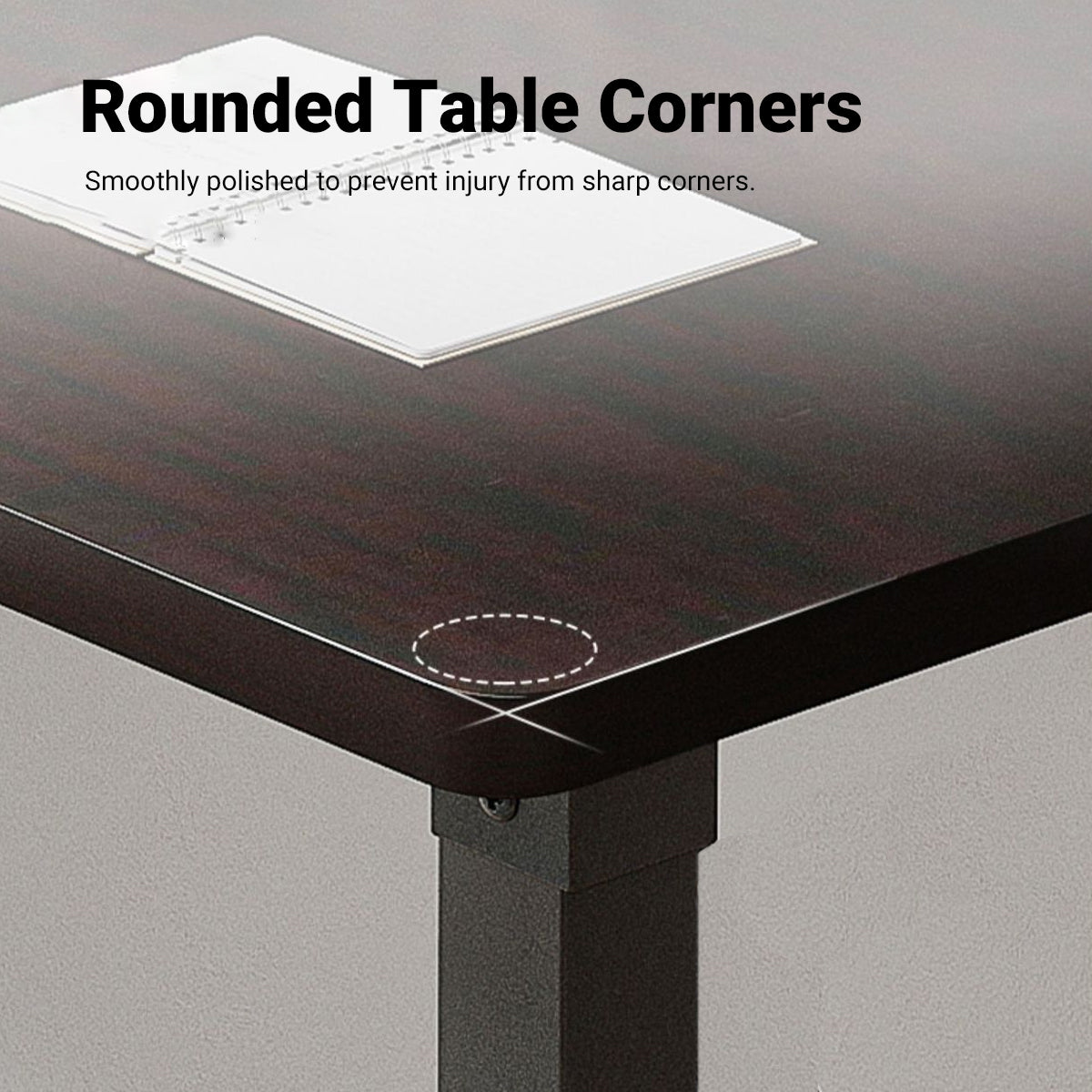 Folding Dining Table with Levelling Feet