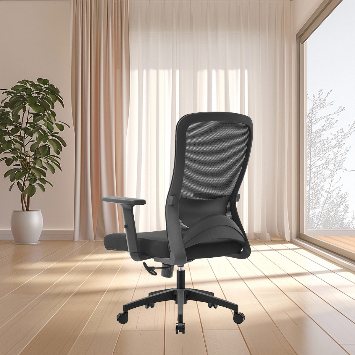 Mesh Task Chair with 125 Degree Recline and Lumbar