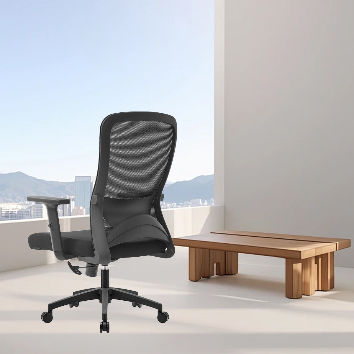 Mesh Task Chair with 125 Degree Recline and Lumbar