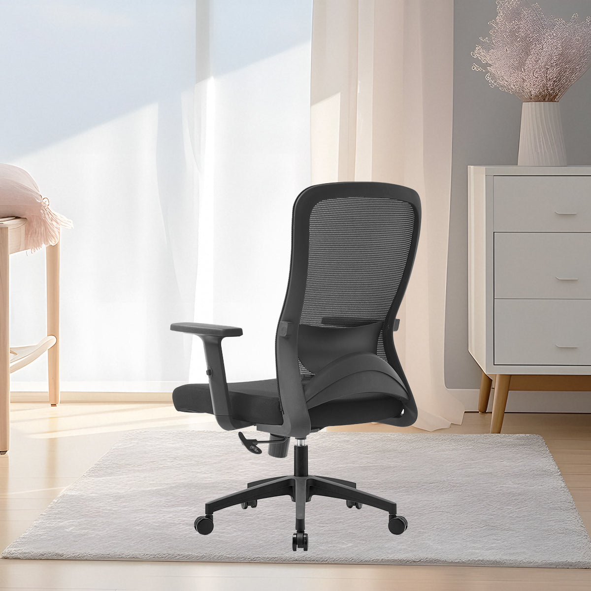 Mesh Task Chair with 125 Degree Recline and Lumbar